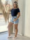 body lilia azul marinho