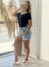 body lilia azul marinho