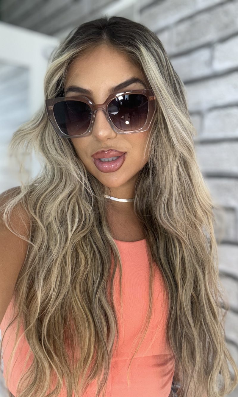 Óculos rose golde