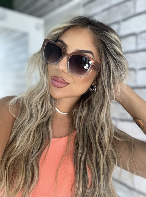 Óculos rose golde