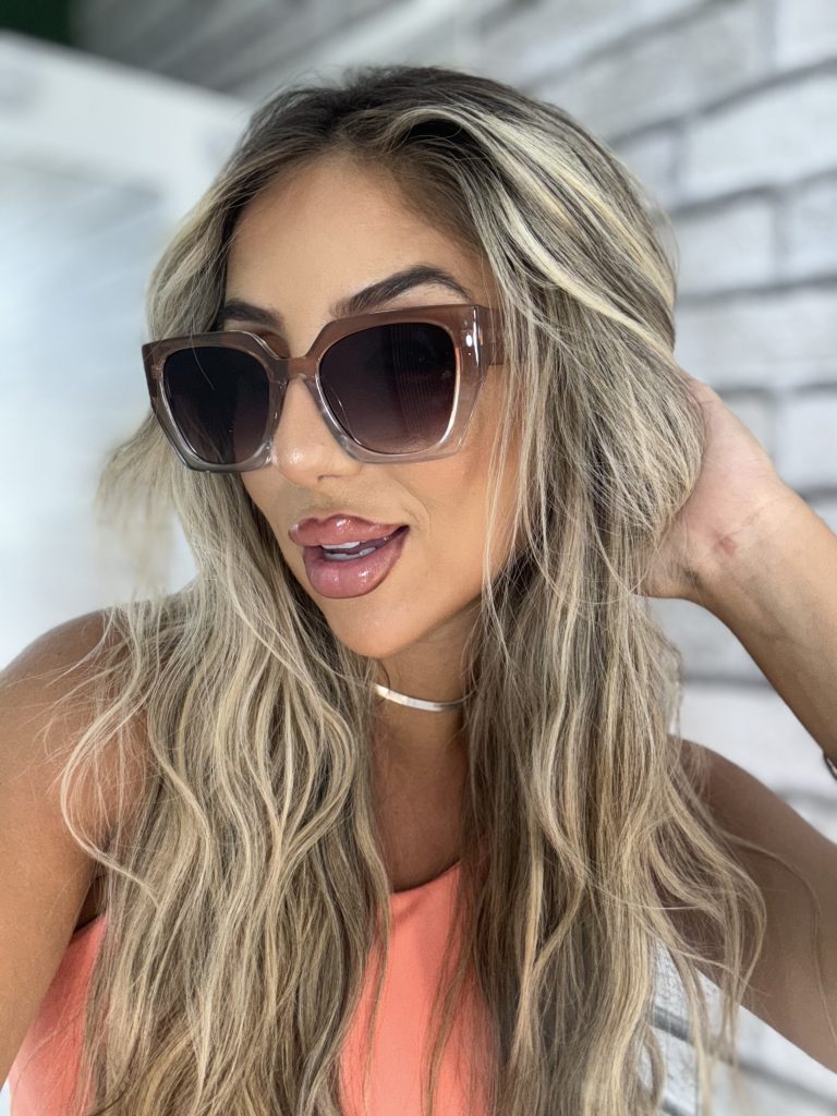 Óculos rose golde Óculos rose golde