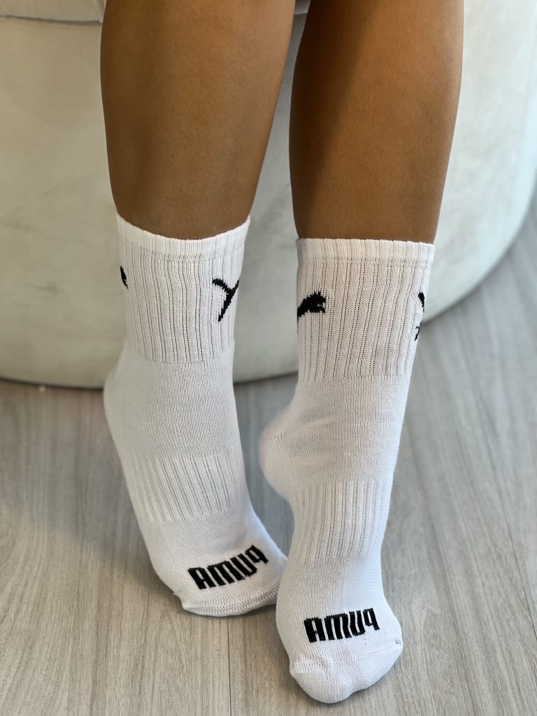 kit 3 pares meia unissex branco puma 4530.001.6 kit 3 pares meia unissex branco puma 4530.001.6