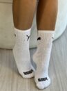 kit 3 pares meia unissex branco puma 4530.001.6