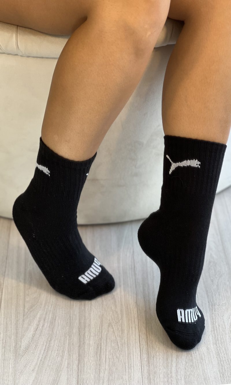 kit 3 pares meia unissex puma 4530.001.6.9