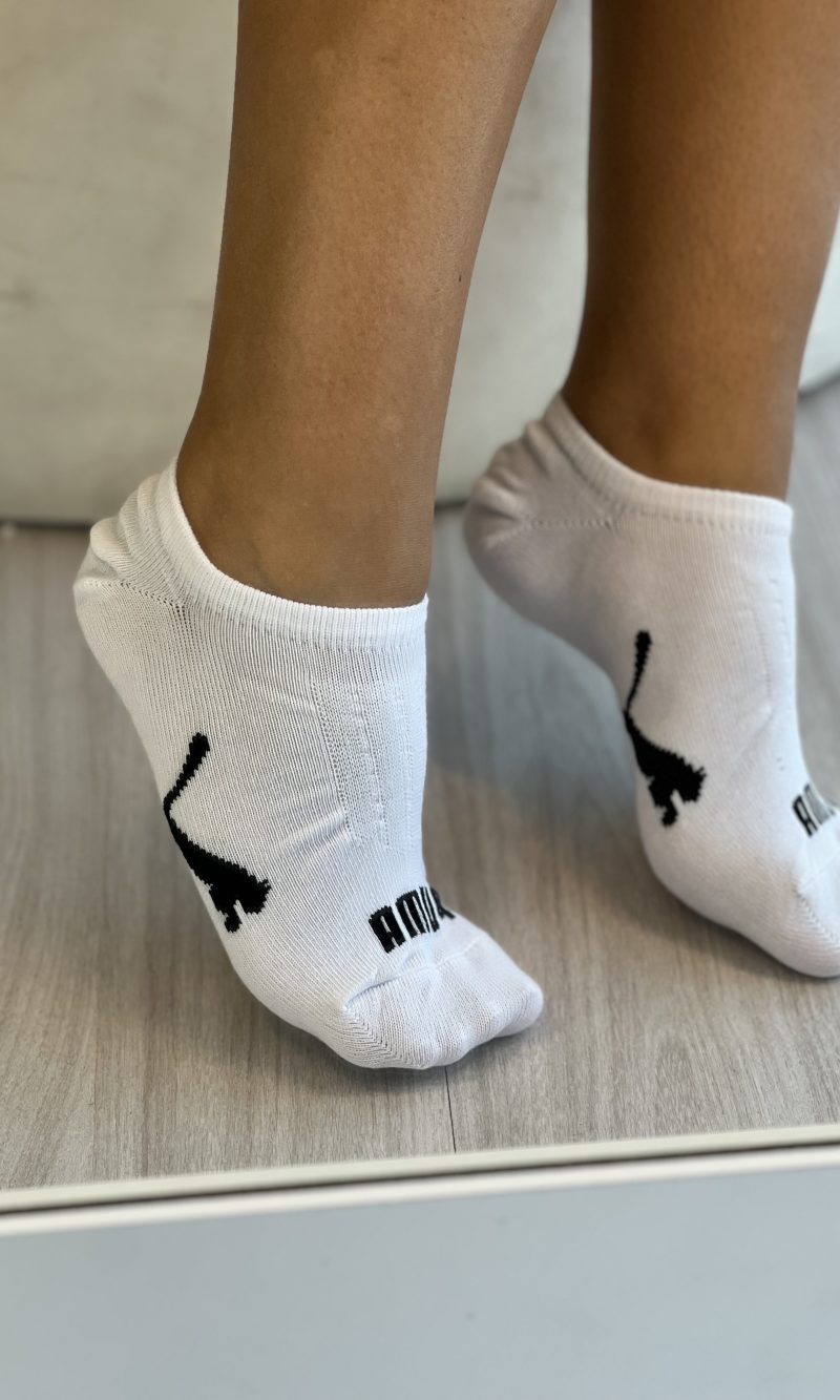 meia invisível kit 3 pares 3 cor puma 4755.001