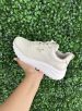tênis casual jogging marfim via marte 136 002 15