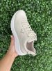 tênis casual jogging marfim via marte 136 002 15
