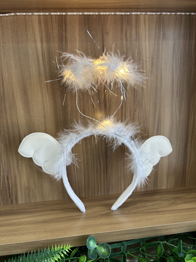 tiara anjinho com luz tiara anjinho com luz