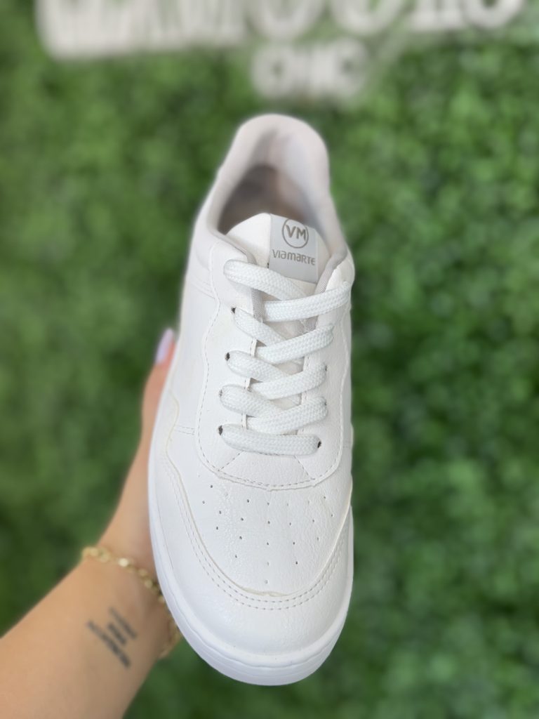 tênis casual napa branco via marte 065 002 03 tênis casual napa branco via marte 065 002 03