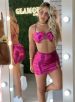 conjunto simone rosa
