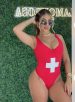 maiô claudinha vermelho