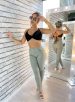 conjunto chemise top betina off with
