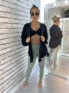 conjunto chemise top betina off with