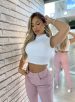 cropped jaque branco