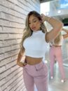 cropped jaque branco