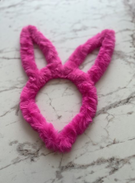 tiara coelhinha rosa