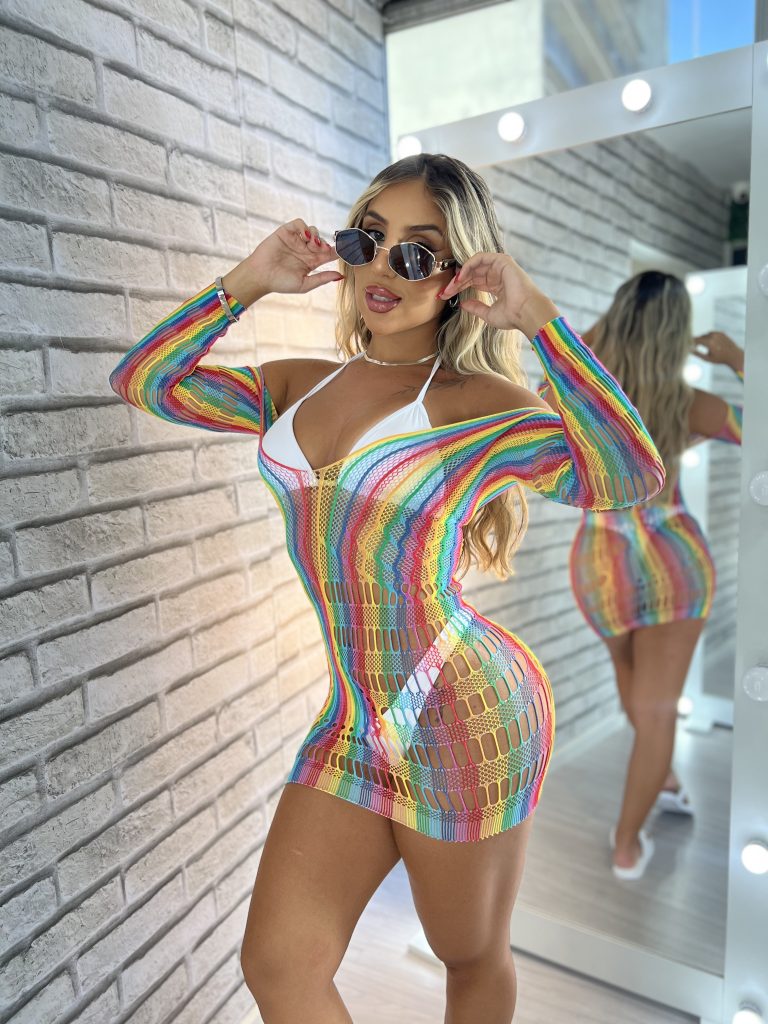 vestido arrastão mimi