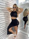 conjunto tricot danubia preto