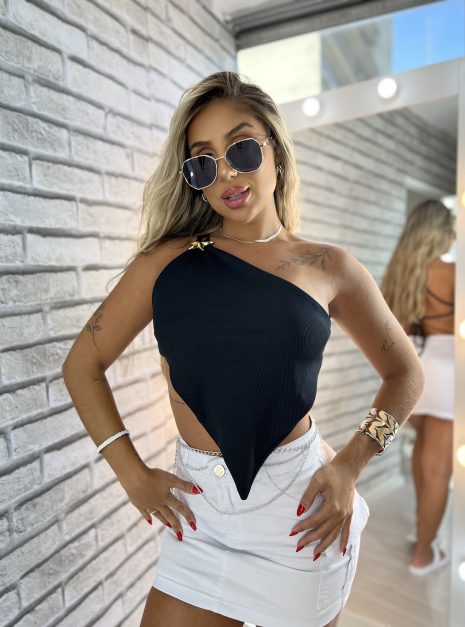 cropped estrela branco