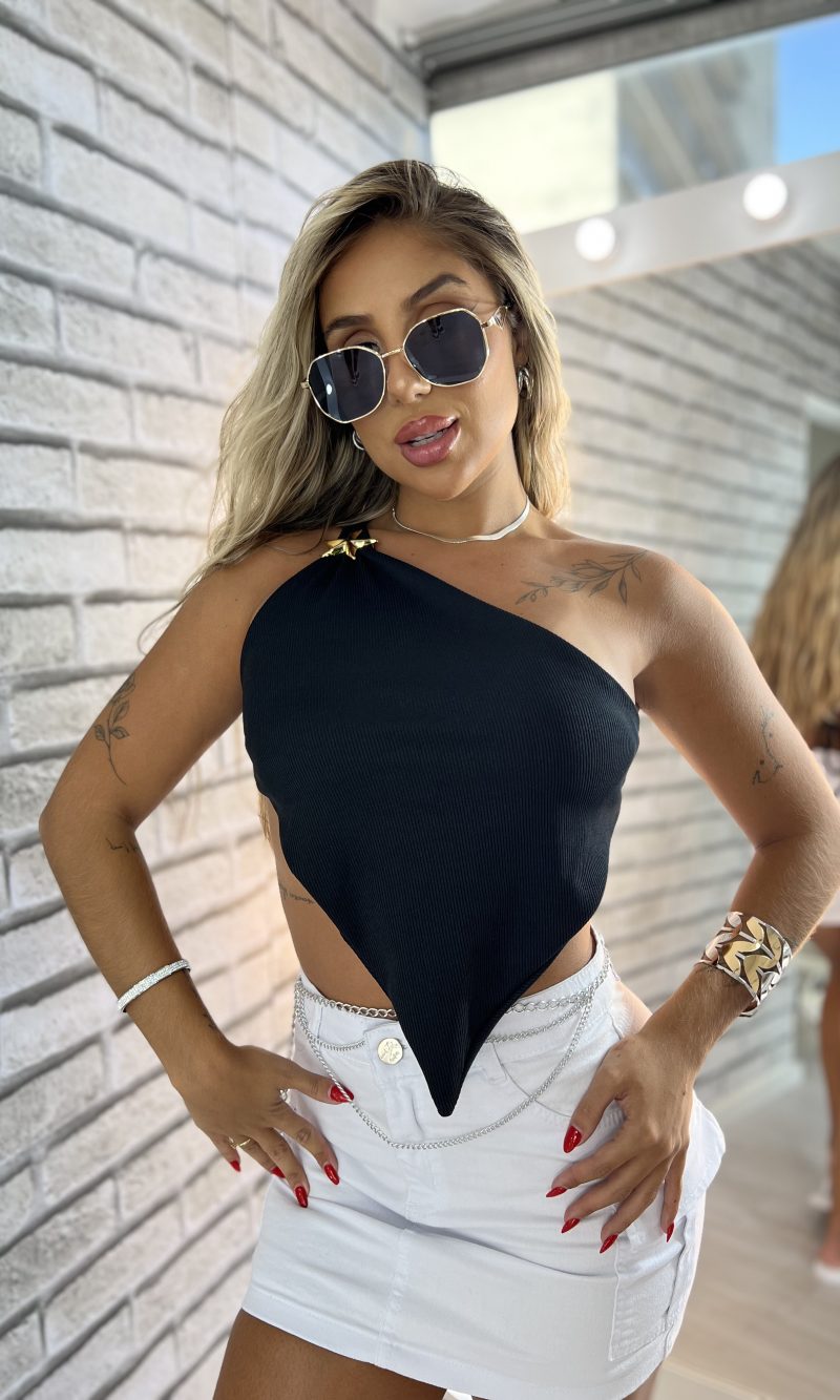 cropped estrela branco