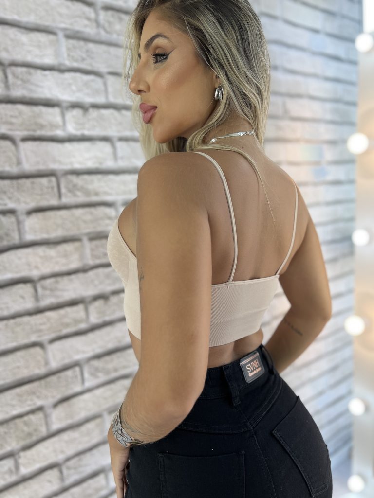 top sem costura bege selene top sem costura bege selene