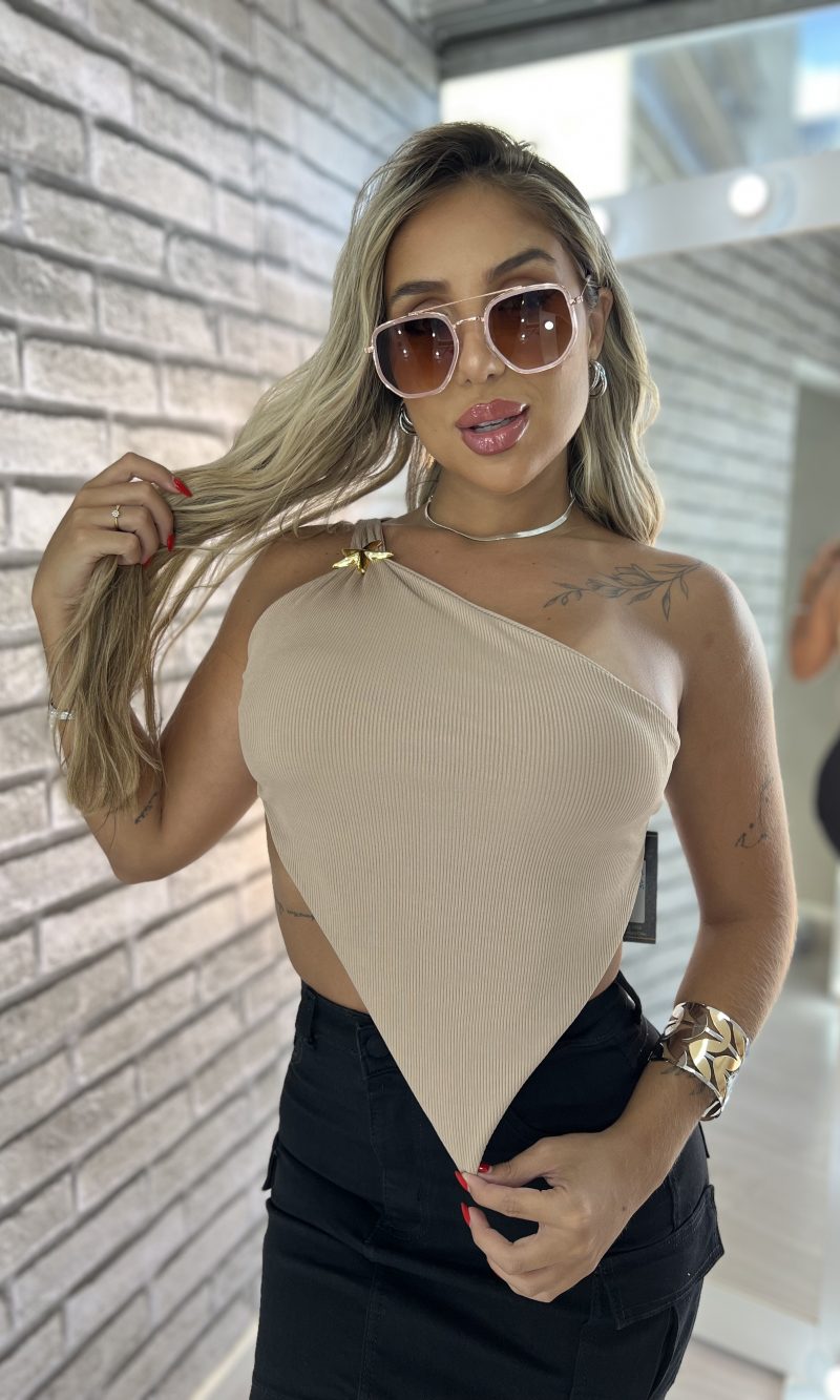 cropped estrela branco