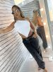 cropped estrela branco