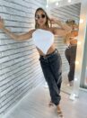 cropped estrela branco