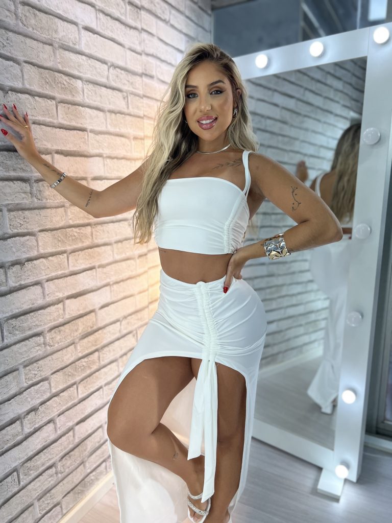 conjunto 3 peças malásia branco conjunto 3 peças malásia branco