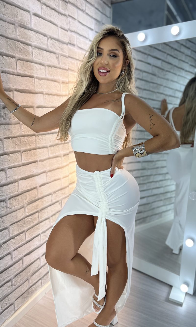 conjunto 3 peças malásia branco