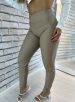 calça courino janice bege
