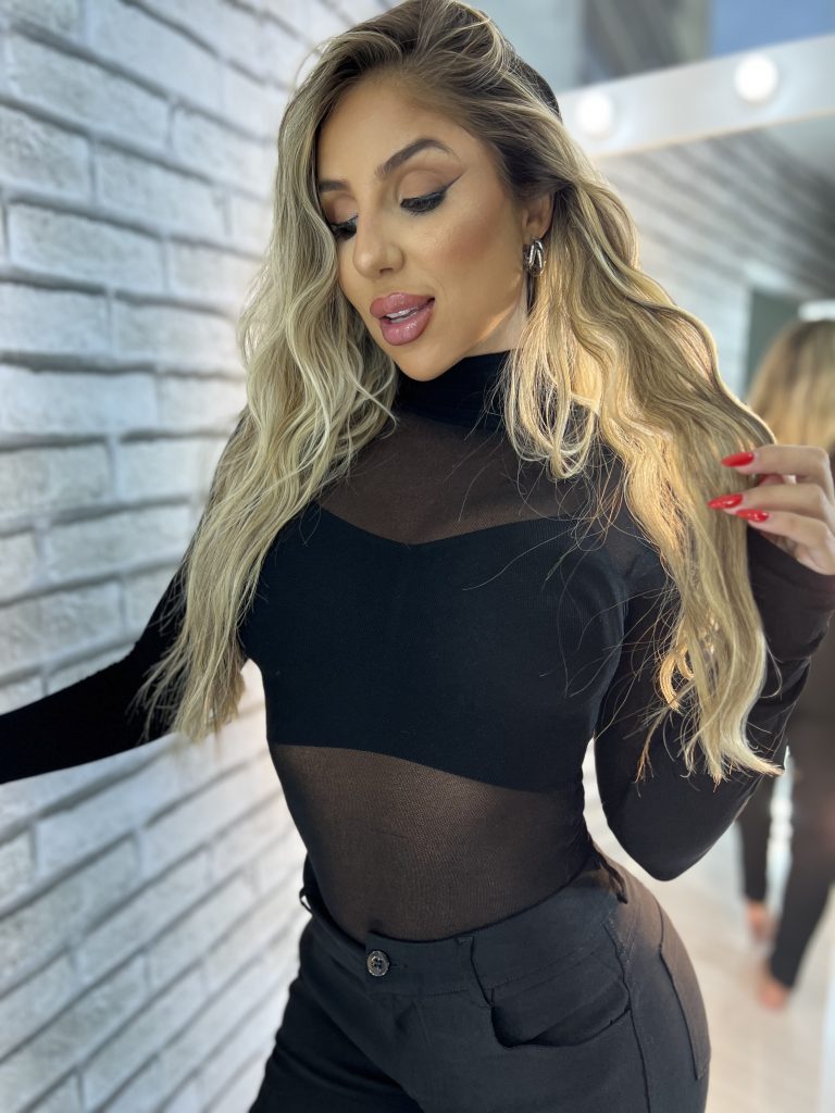 segunda pele gola preto fio 40 selene segunda pele gola preto fio 40 selene