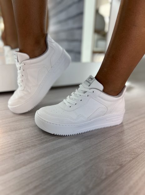 tênis casual napa branco via marte 065 002 03