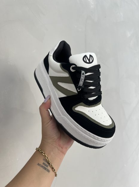 tênis casual pretomilkbosque via marte 223 002 01