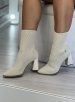 bota cano curto malha baunilha mississipi q8505