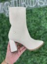 bota cano curto malha baunilha mississipi q8505