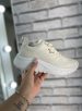 tênis casual jogging marfim via marte 136 002 15
