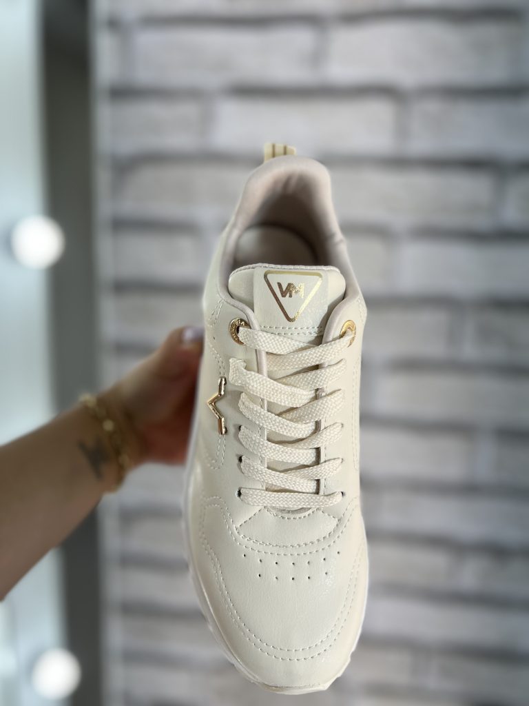 tênis casual jogging marfim via marte 136 002 15 tênis casual jogging marfim via marte 136 002 15