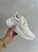 tênis casual jogging marfim via marte 136 002 15