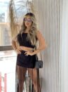 conjunto tricot 3 peças isis preto