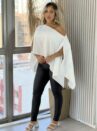 blusa com top pietra off white