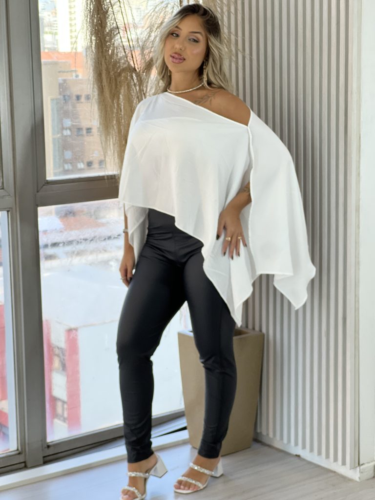 blusa com top pietra off white