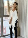 blusa com top pietra off white