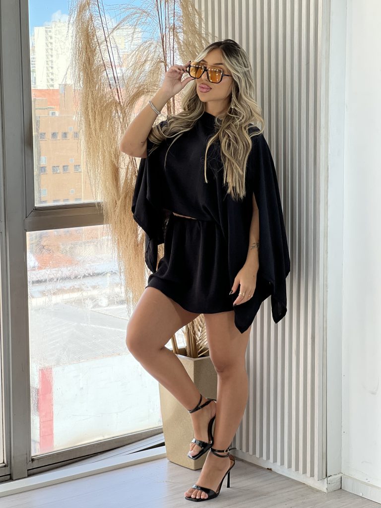 conjunto 3 peças alicia preto