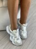 tênis casual branco/cinza grey ramarim 2590131