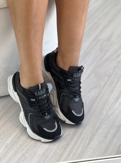 tênis casual feminino preto ramarim 2590131