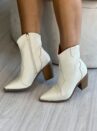 bota country cano curto branco vizzano 3070.108