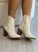 bota country cano curto branco vizzano 3070.108