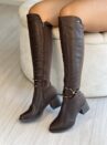 bota cano longo marrom mississipi me501