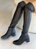 bota over salto baixo preto mississipi me124